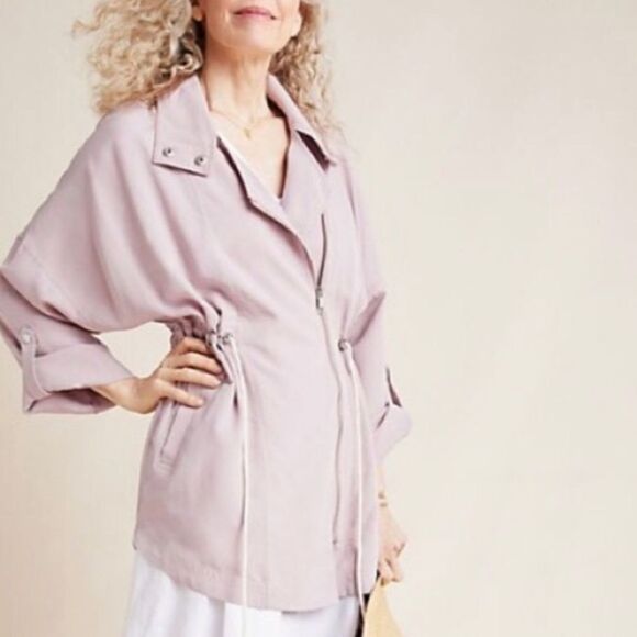 NWT Anthropologie Danuta Cupro Jacket size M/P L/P - Picture 1 of 8